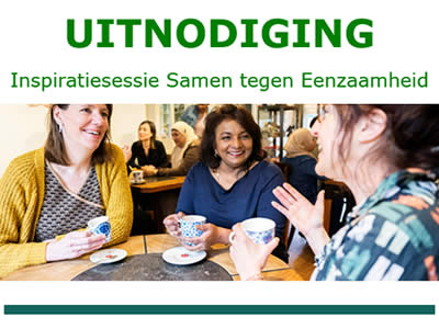 Inspiratiesessie Samen tegen Eenzaamheid